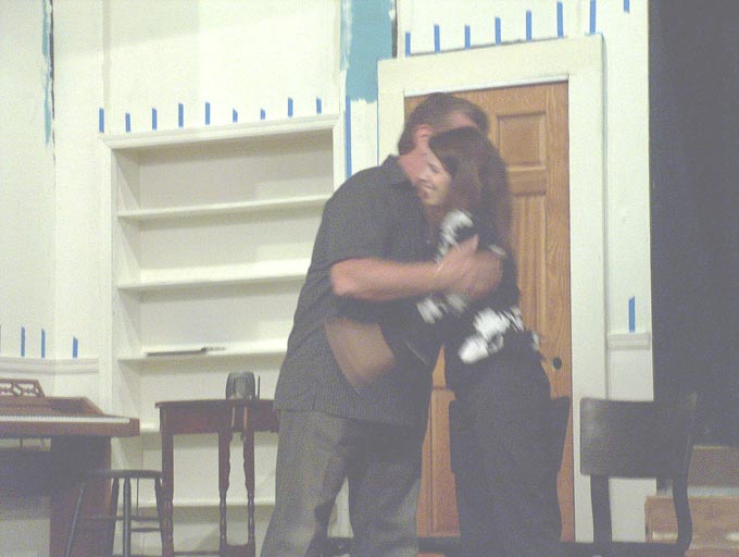 [l-r]Lou Savarese as Abe, Ana Soulios as Alice
