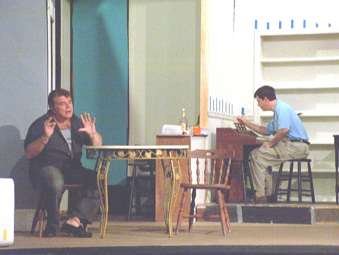 [l-r]Lou Savarese as Abe, Tim McGovern as Jerry