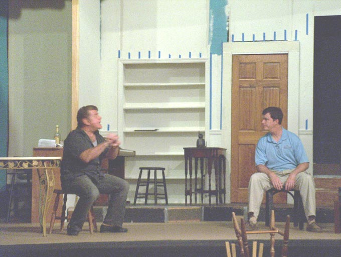 [l-r]Lou Savarese as Abe, Tim McGovern as Jerry