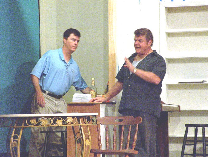 [l-r]Tim McGovern as Jerry, Lou Savarese as Abe