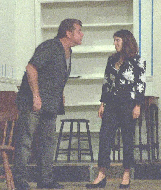 [l-r]Lou Savarese as Abe Dreyfus, Ana Soulios as Alice Sloan