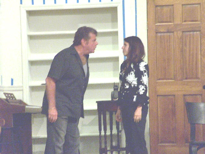 [l-r]Lou Savarese as Abe Dreyfus, Ana Soulios as Alice Sloan