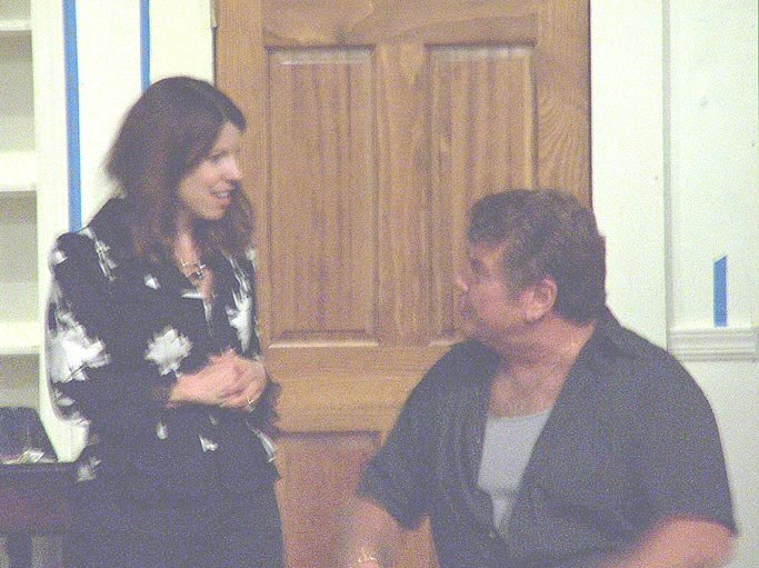[l-r]Ana Soulios as Alice Sloan, Lou Savarese as Abe Dreyfus