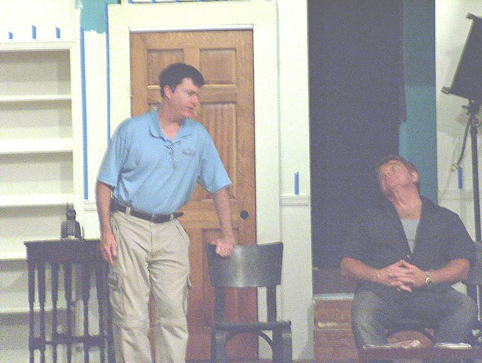 [l-r]Tim McGovern as Jerry Sloan, Lou Savarese as Abe Dreyfus