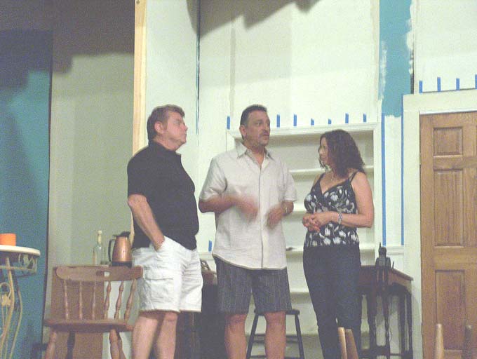 Lou Savarese as Abe Dreyfus, Ken Wbb as Hector, Debbie Badal as Mildred Sloan