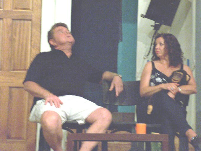 Lou Savarese as Abe Dreyfus, Debbie Badal as Mildred Sloan