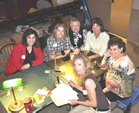 The Gala Planning Committee: Barbara Ruban, Jessica Foerst, JoAnne Lemenille (WCP Pres.), Gail Smith Comm. Chair, Naomi Yablonsky, Joyce Nowlin